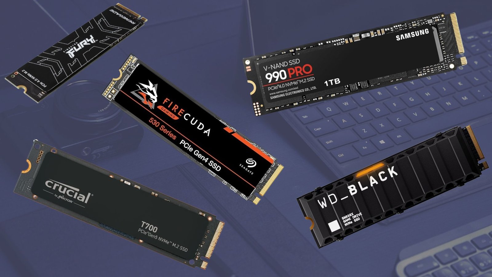 Comparatif des SSD NVMe les plus rapides en 2025 avec Samsung, WD, Crucial, Seagate, Kingston